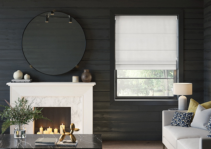 Knutsford, Classic Grey - Motorised Roman Blind - Image 3